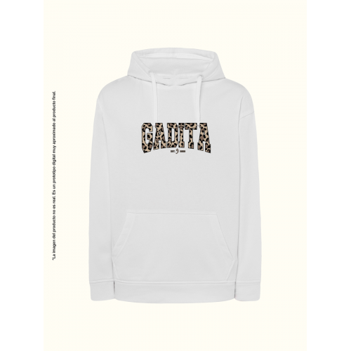 Sudadera unisex blanca...