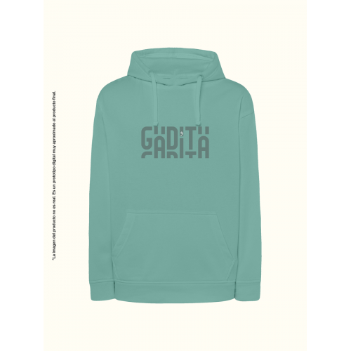 Sudadera unisex verde Gadita