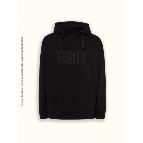 Sudadera unisex negra Gadita