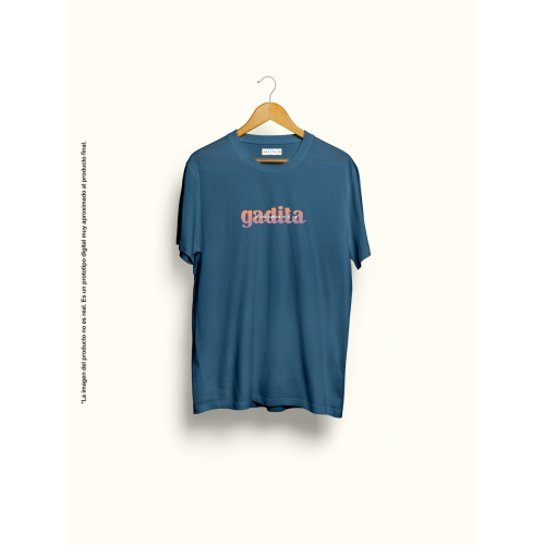 Camiseta unisex azul Gadita