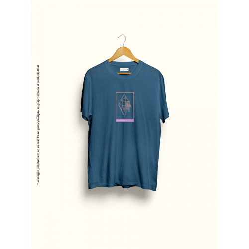 Camiseta unisex azul Caleta