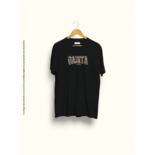 Camiseta unisex negra...