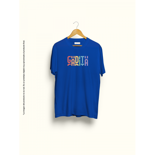 Camiseta unisex azul Gadita...