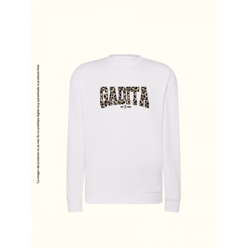 Sudadera unisex blanca...