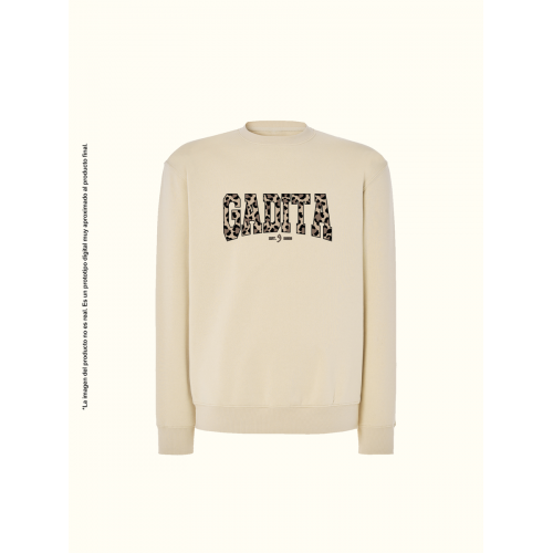 Sudadera unisex beige...