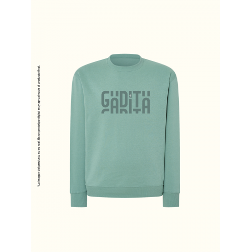 Sudadera unisex verde Gadita